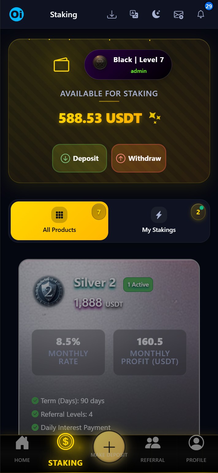 After deposit available