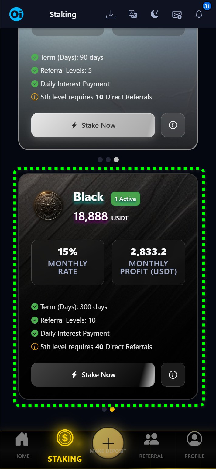 Black Diamond Staking Product